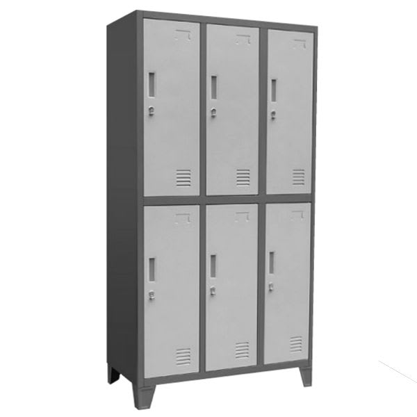 Locker metálico 3 cuerpos 2 puertas L300-21
