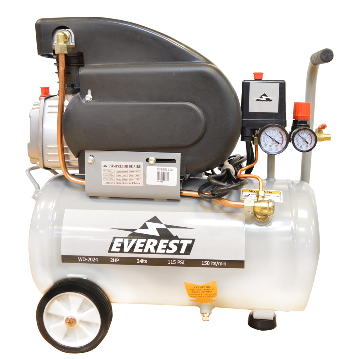 MOTOCOMPRESOR 24 litros 2hp WD-2024 EVEREST1