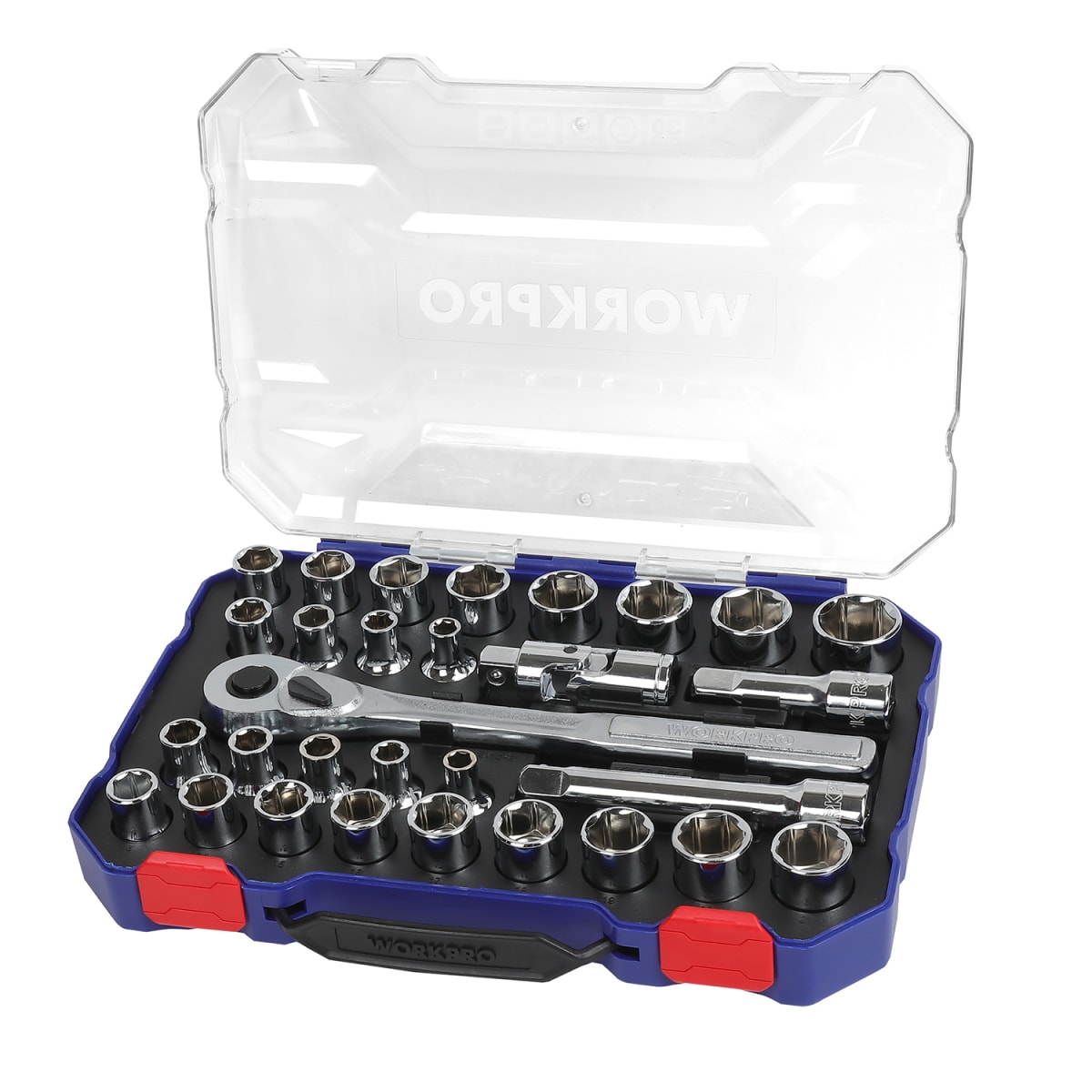 JUEGO DE DADOS 1/2'; 30 PIEZAS WORKPRO1