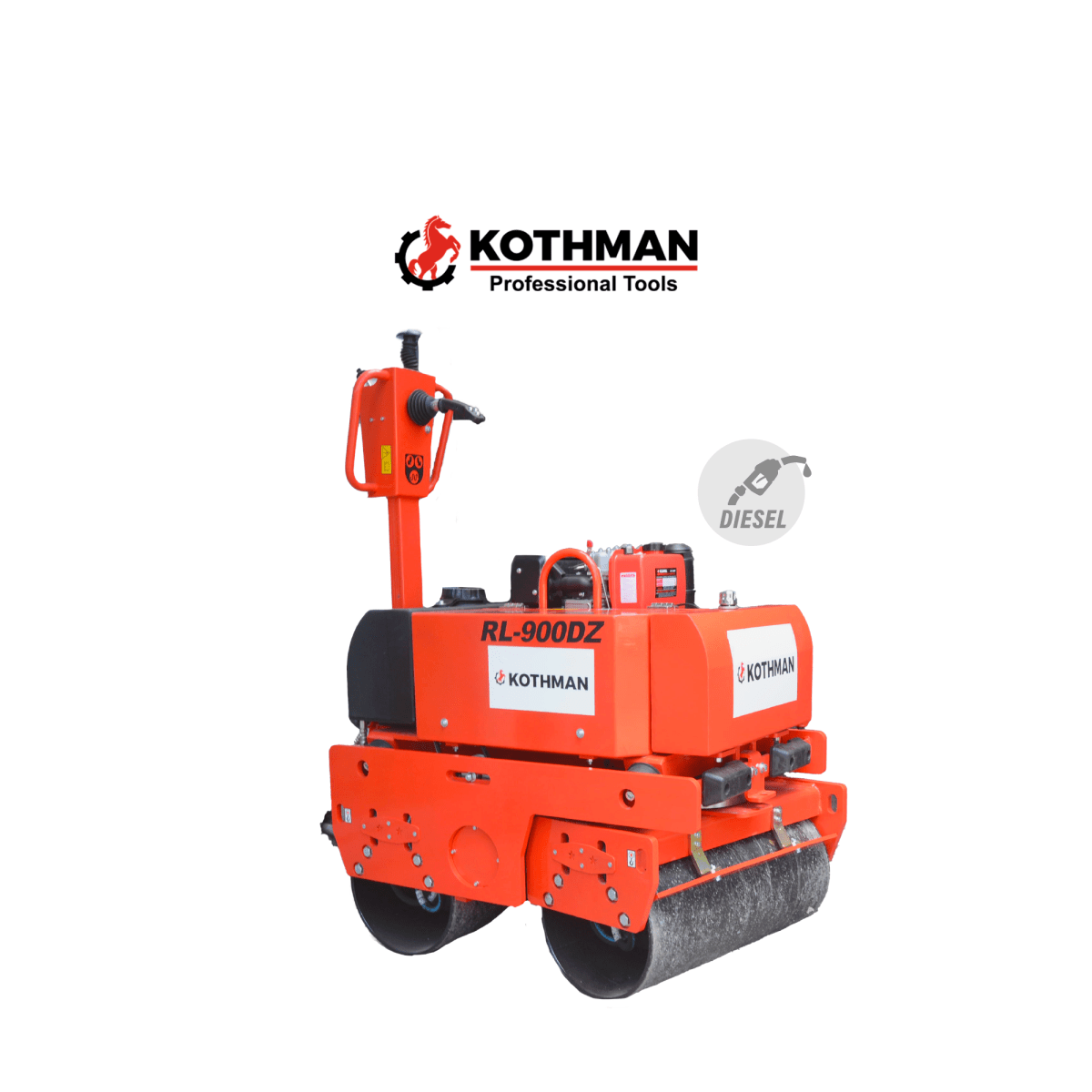 Rodillo Doble Tambor RL-900DZ, Diesel KAMA 186FE1