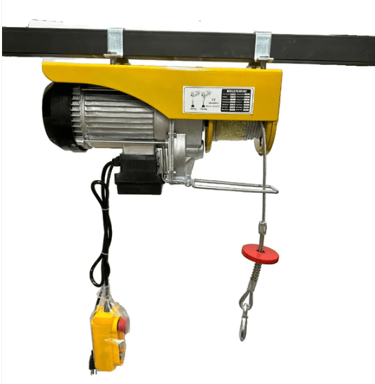 TECLE ELECTRICO CON PIOLA DE ACERO 12M 1000 KG1