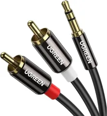 Cable Audio Jack 3.5mm a 2 RCA (1.5m)