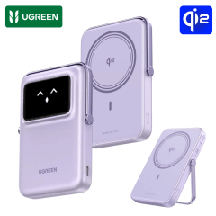 Power Bank 10000mAh Qi2 15W (Purpura)