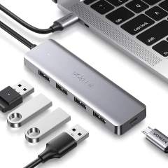 Hub USB-A 3.0 de 4 Puertos con Switch