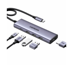 Hub USB-C 5-en-1 4K con PD 100W