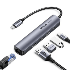 Hub USB-C 5-en-1 4K@30Hz con PD 100W