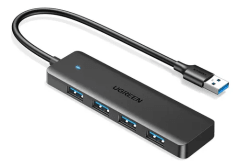 Hub USB-A 3.0 de 4 Puertos Ultra Slim