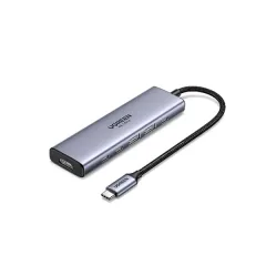 Hub USB-C 6 en 1 Slim con Carga PD
