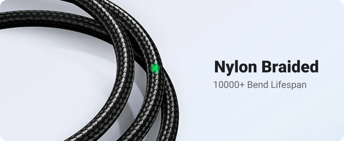 Cable USB-C a USB-C 60W PD Trenzado (1m)1
