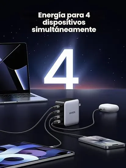 Cargador GaN Nexode 100W (4 Puertos)1
