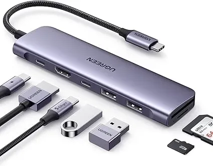 Hub USB-C 7-en-1 Revodok 1071