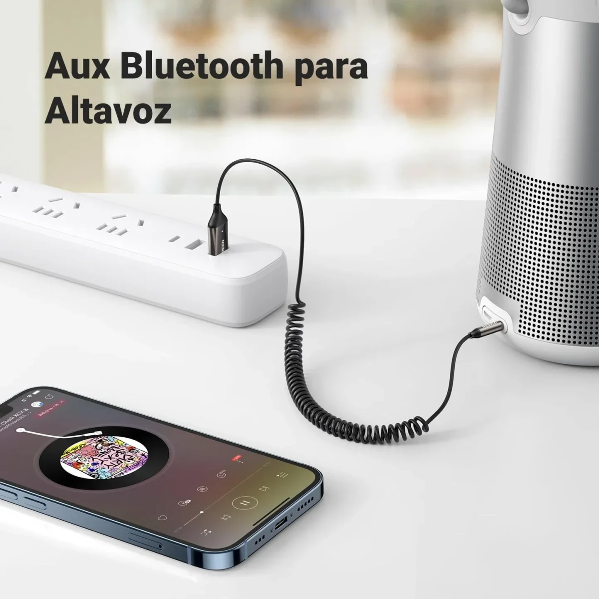 Receptor Bluetooth 5.0 Auxiliar Jack 3.5mm3