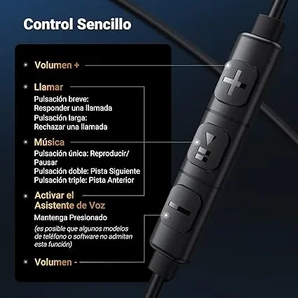 Audífonos In-Ear USB-C con Micrófono1