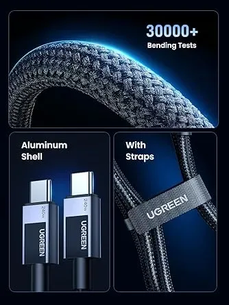Cable USB-C a USB-C 240W PD 3.1 (1m)1