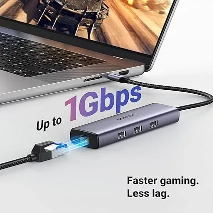 Hub USB-C 6 en 1 con Ethernet Gigabit1