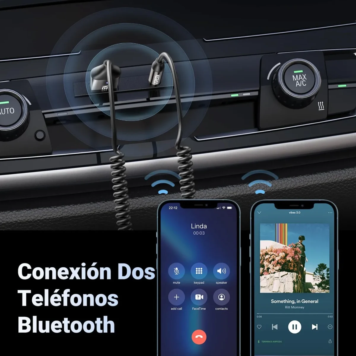 Receptor Bluetooth 5.0 Auxiliar Jack 3.5mm7