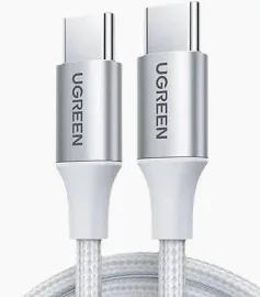 Cable USB-C a USB-C 100W (2m) Blanco1