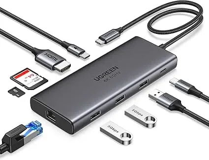 Hub USB-C 9-en-1 Revodok 1092