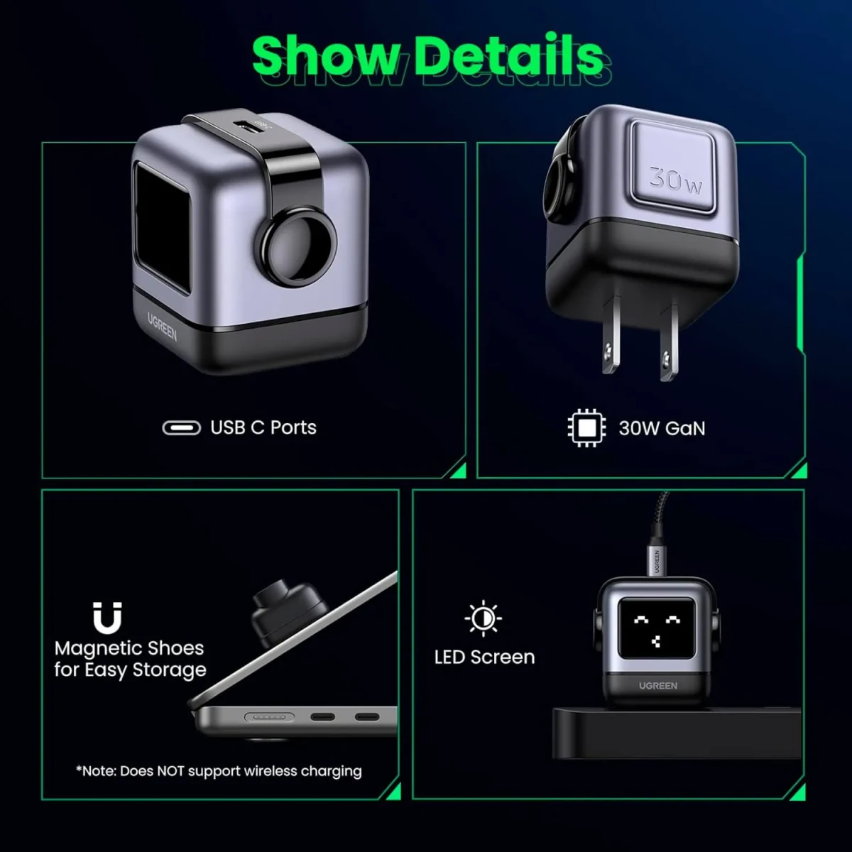 Cargador Nexode RG 30W Robot GaN USB-C3