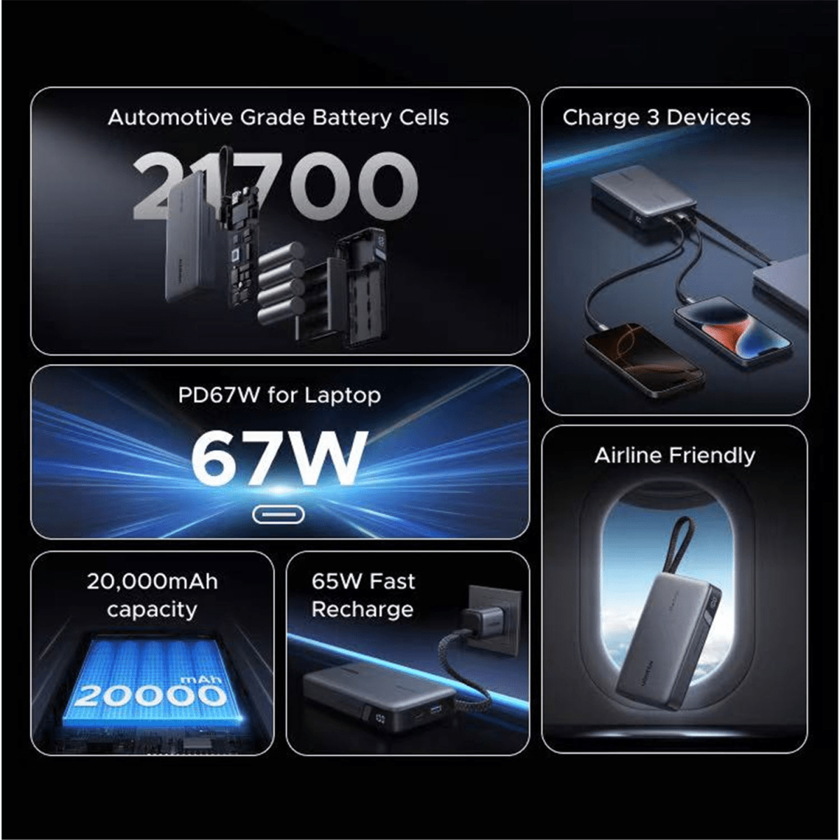 Power Bank Nexode 20000mAh 67W2