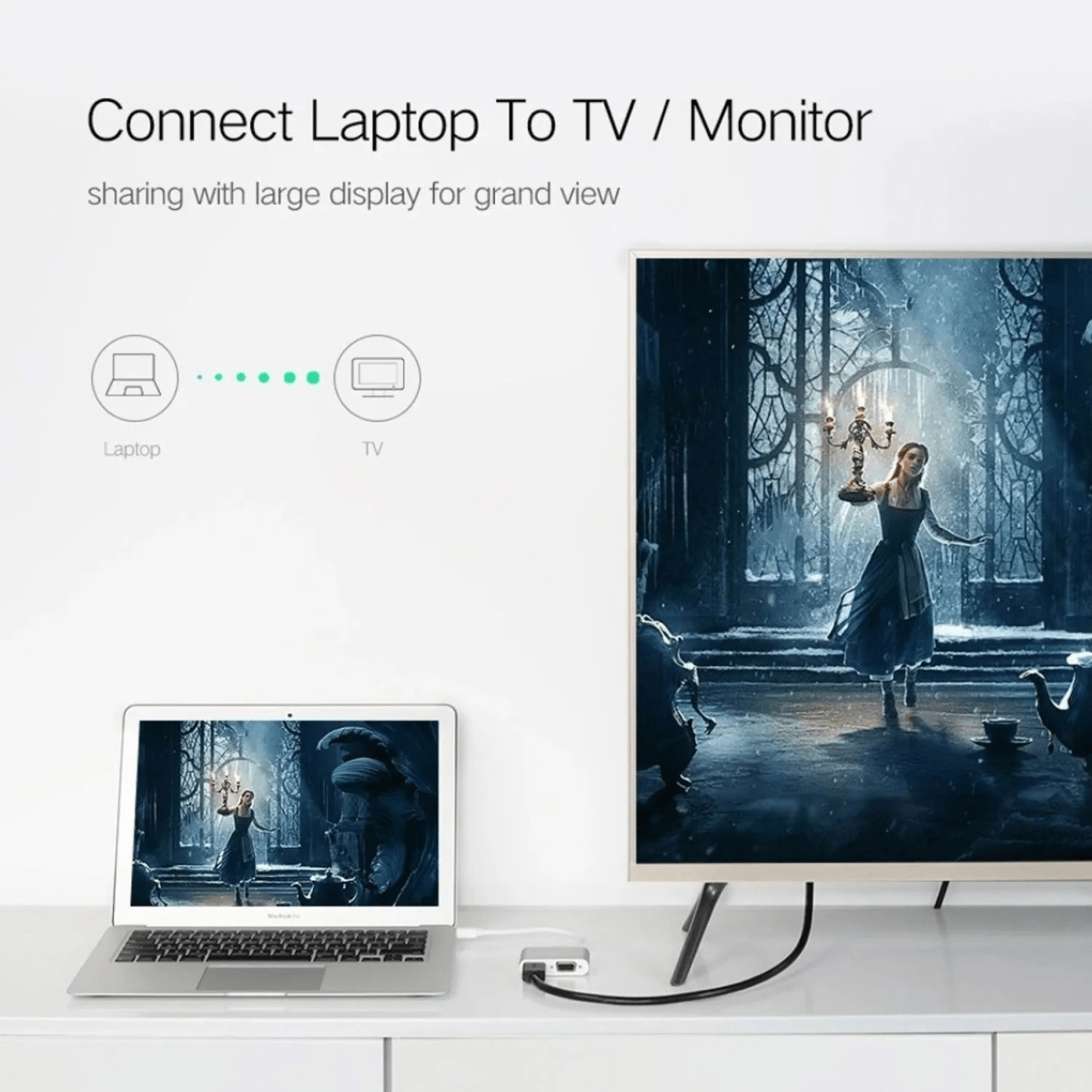 Adaptador Mini DisplayPort a HDMI 4K2