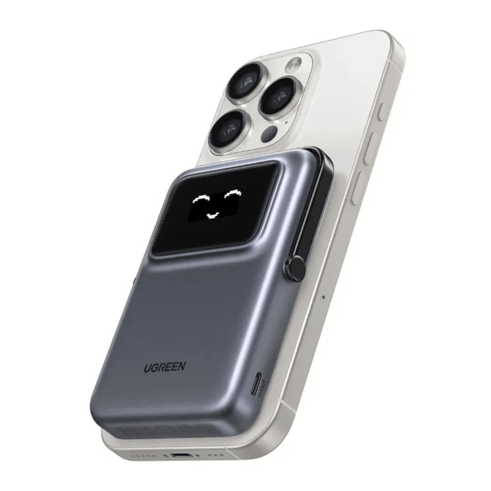 Power Bank 10000mAh Qi2 Magnética (Gris)2