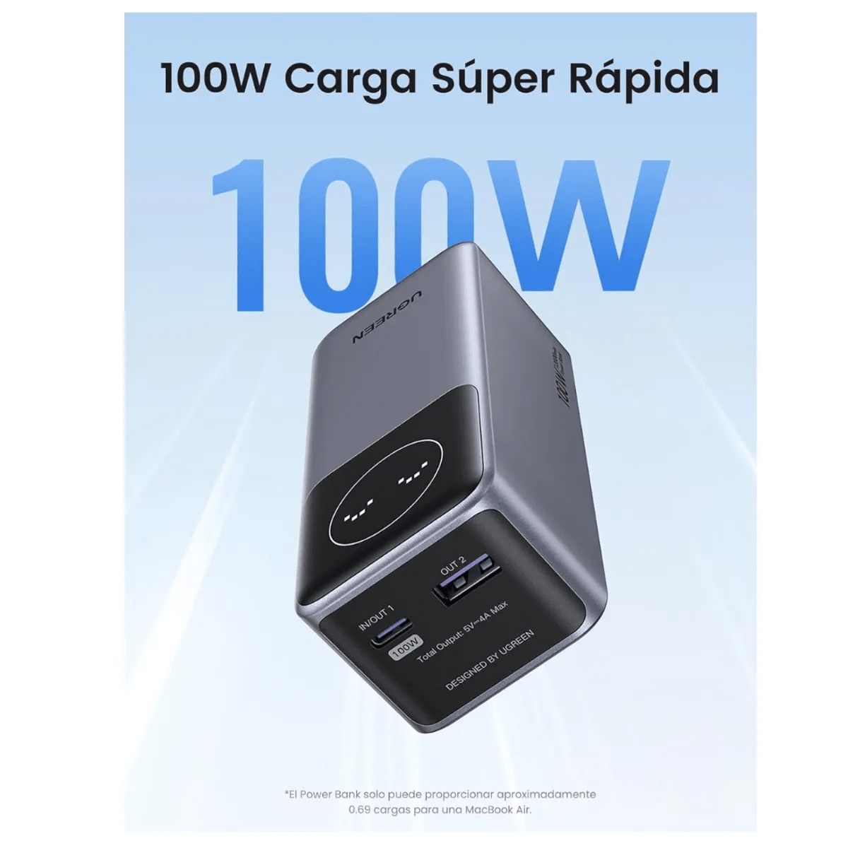 Power Bank 12000mAh 100W (Column Design)2