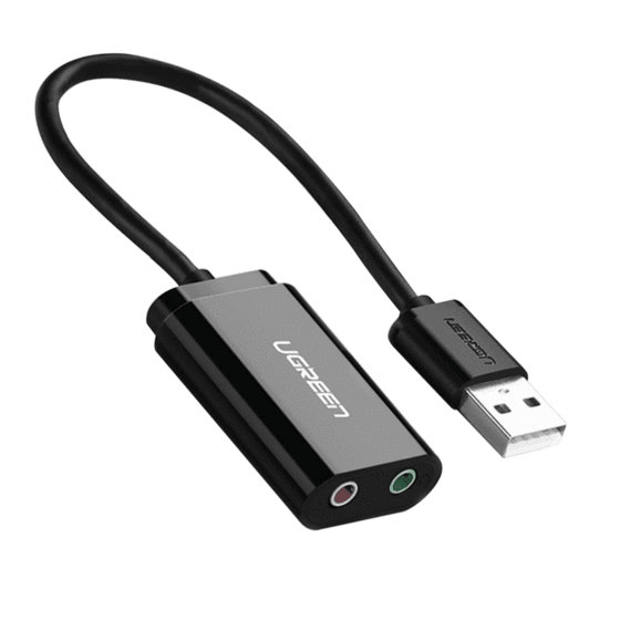 Adaptador de Audio Externo USB Stereo1