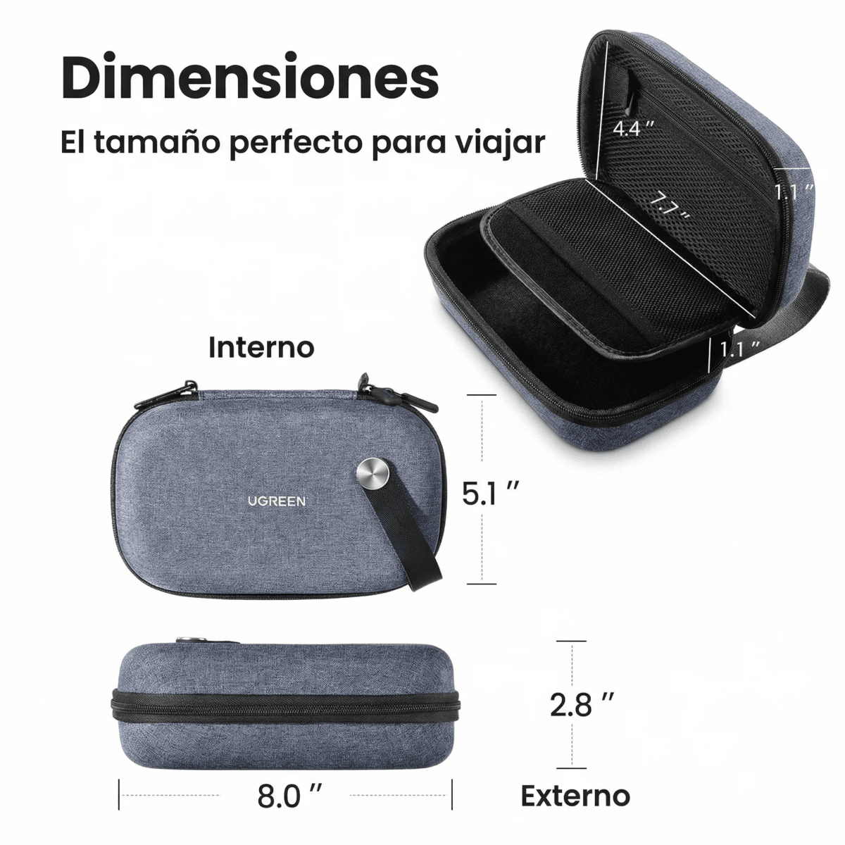 Case Organizador de Cables Travel S2