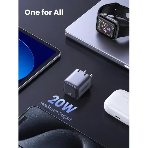 Cargador 20W USB-C PD (Negro)2