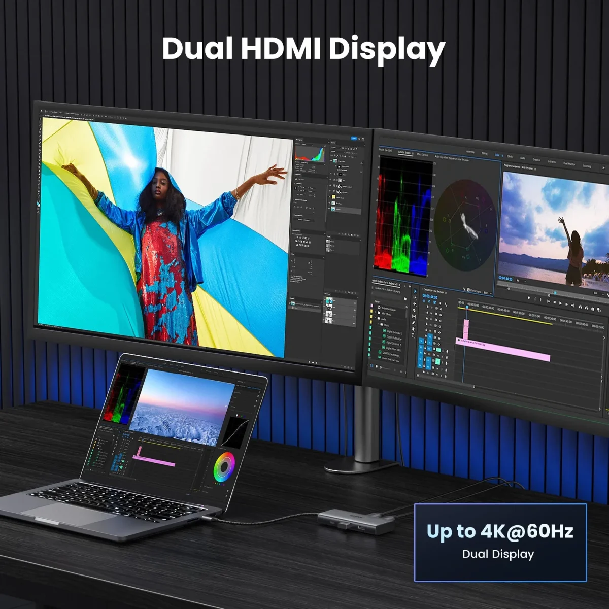 Hub USB-C Pro 6 en 1 HDMI 2.1 8K3