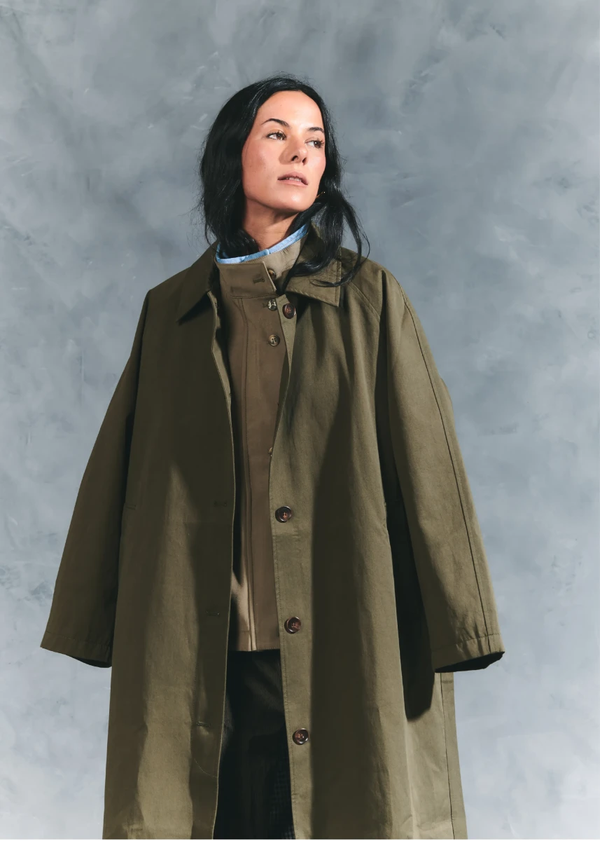 Trench recto kaki3