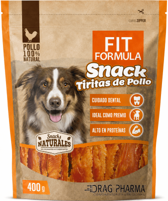SNACK NATURAL FIT FORMULA TIRITAS DE POLLO 400 G1
