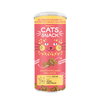 MAXI GALLETA RELLENA CAT SNACK  ATUN CON POLLO 200 G1