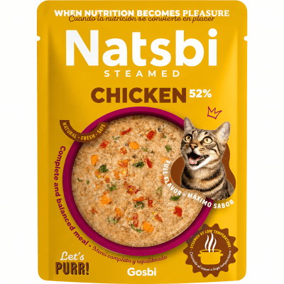 NATSBI CAT STEAMED CHICKEN 80 GR (POLLO)1