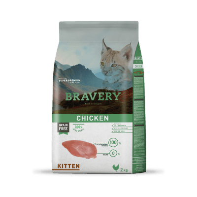BRAVERY KITTEN POLLO 2KG1