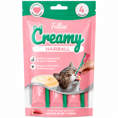 FELLINI CREAMY HAIRBALL  4 UNIDADES1