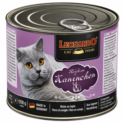 LATA LEONARDO GATO CONEJO 200 GR1