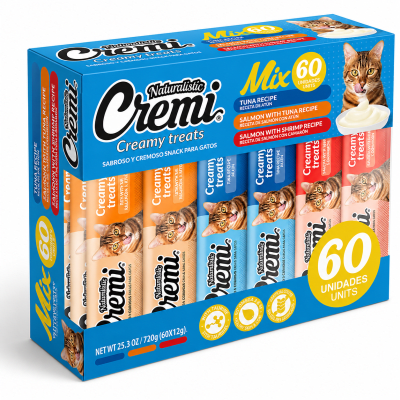CREMI MIX VARIEDADES ATUN POLLO 60 UNIDADES1