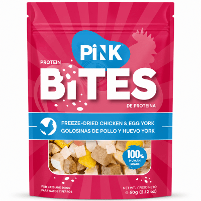 PINK BITES POLLO Y HUEVO  60 GR1