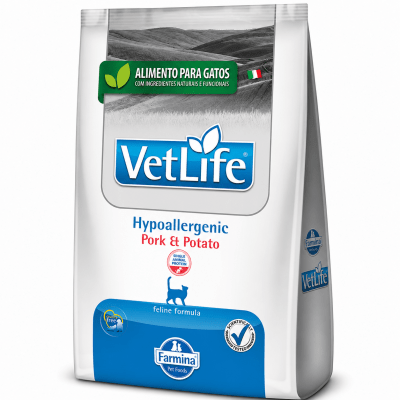 VETLIFE FELINO HYPOALLERGENIC PORK & POTATO 2KG1