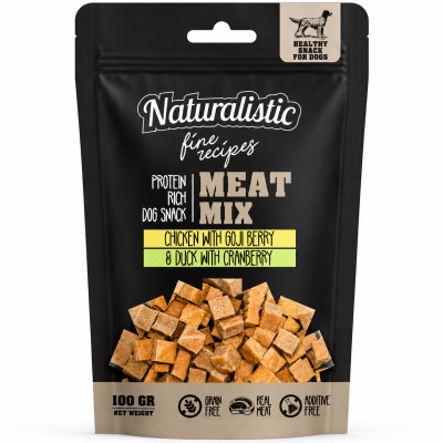 NATURALISTIC FINE RECIPES CHICKEN WITH GOJI BERRY & DUCK WITH CRANBERRY 100 GR2