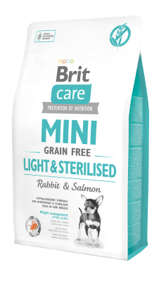 BRIT CARE MINI LIGHT & STERILIZED RABBIT & SALMON1