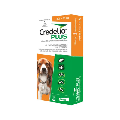 CREDELIO PLUS 5.5 A 11 KG 1 COMPRIMIDO1