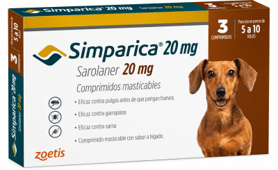 SIMPARICA 5 A 10 KG 3 COMPRIMIDOS1