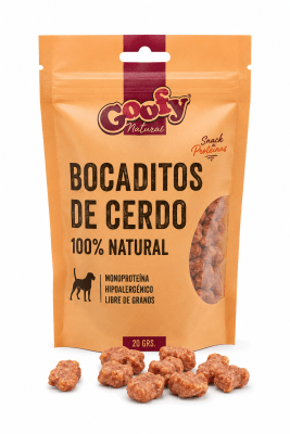 GOOFY NATURAL  BOCADITOS DE CERDO 20 GR1