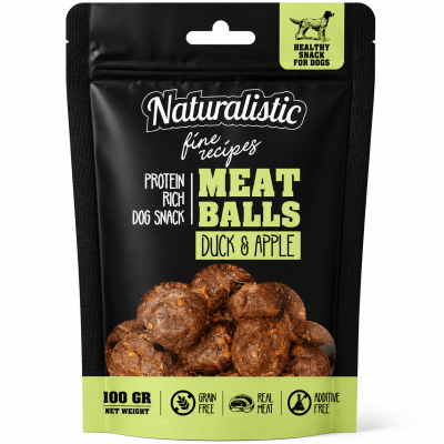 NATURALISTIC FINE RECIPES DUCK & APPLE 100 GR1