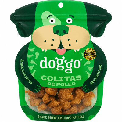 DOGGO SNACK PARA PERROS COLITAS DE POLLO 90 GR1