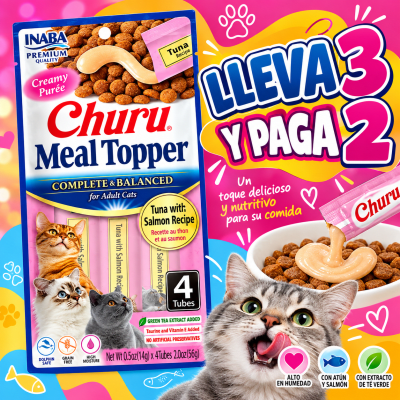 CHURU MEAL TOPPER GATO ATUN CON SALMON 4 TUBOS1