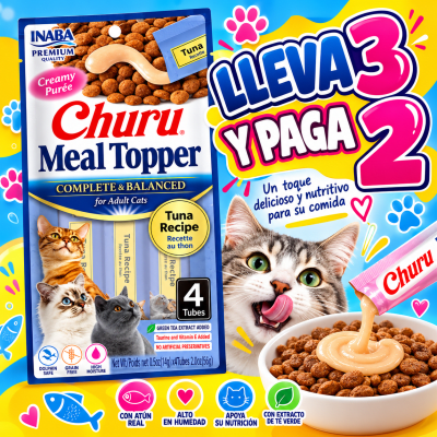 CHURU MEAL TOPPER GATO ATUN 4 TUBOS1